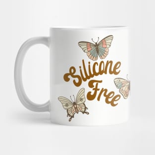 Silicone-Free Retro Butterflies Mug